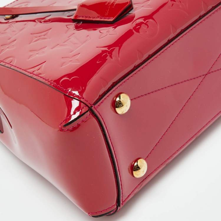 Pre Owned Louis Vuitton Indian Rose Monogram Vernis Montaigne BB Bag