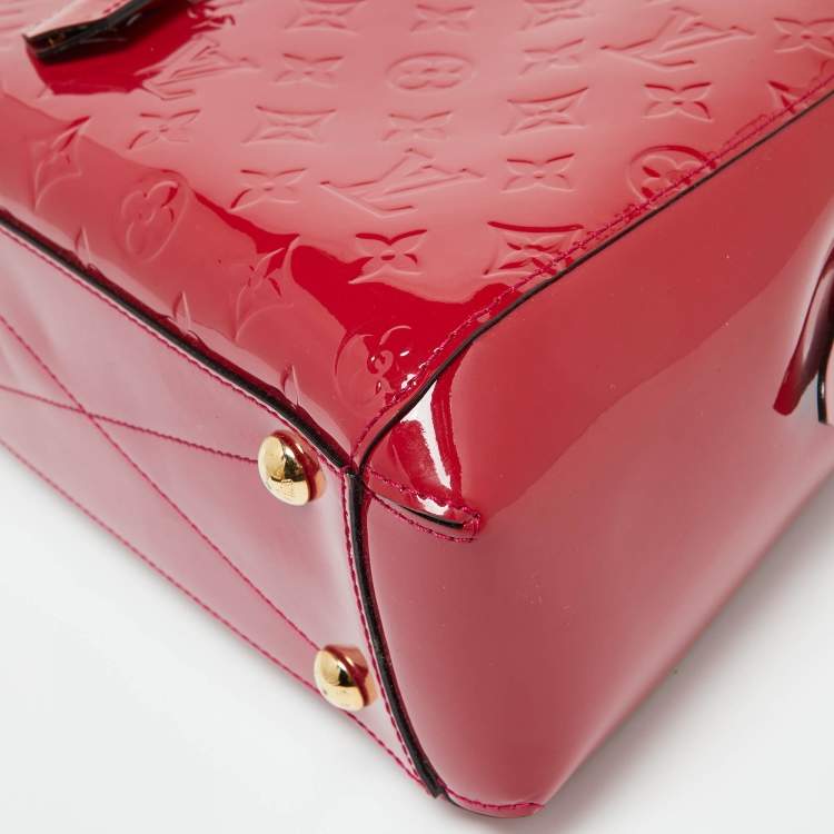 Pre Owned Louis Vuitton Indian Rose Monogram Vernis Montaigne BB Bag
