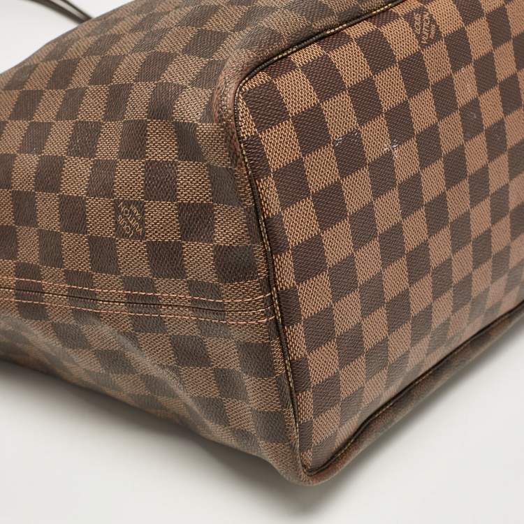 Pre Owned Louis Vuitton Damier Ebene Canvas Neverfull GM Bag