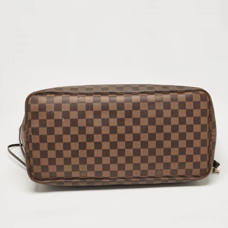 Pre Owned Louis Vuitton Damier Ebene Canvas Neverfull GM Bag