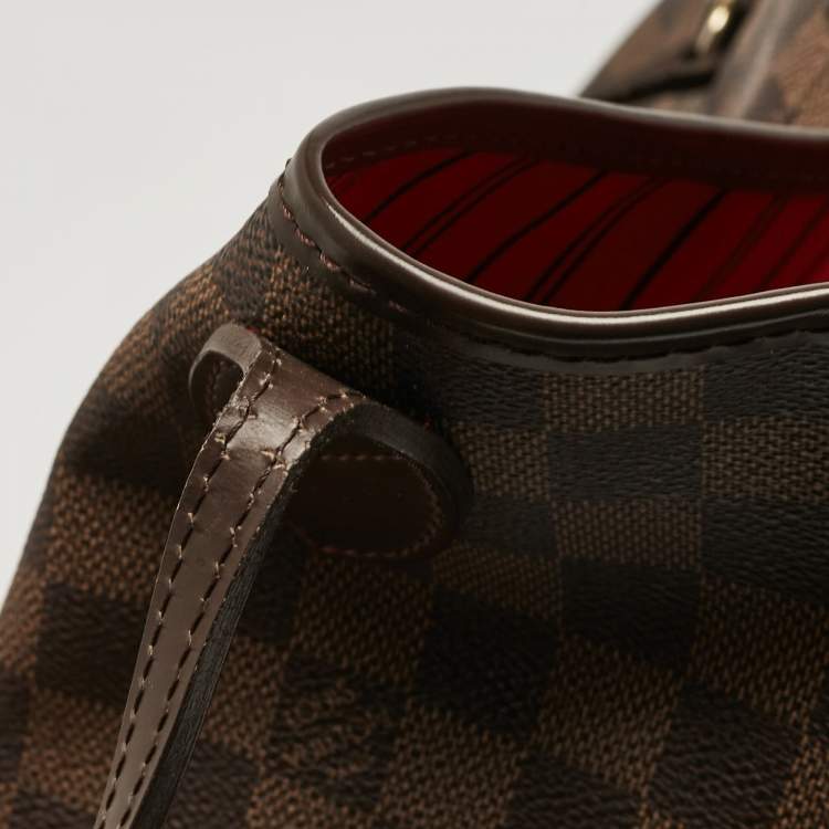Pre Owned Louis Vuitton Damier Ebene Canvas Neverfull GM Bag
