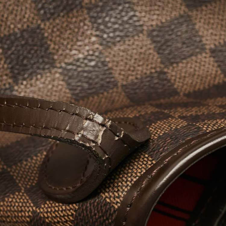 Pre Owned Louis Vuitton Damier Ebene Canvas Neverfull GM Bag