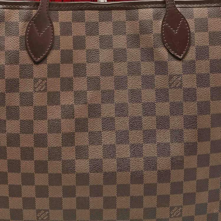 Pre Owned Louis Vuitton Damier Ebene Canvas Neverfull GM Bag