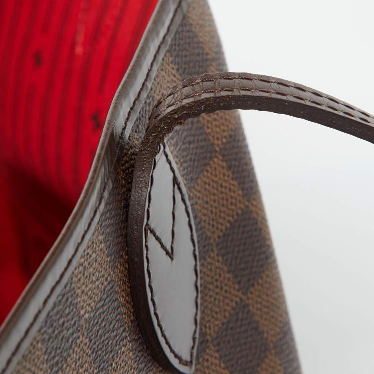 Pre Owned Louis Vuitton Damier Ebene Canvas Neverfull MM Bag