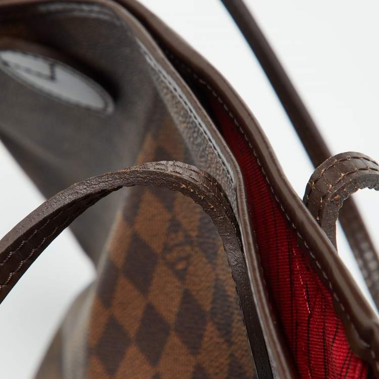Pre Owned Louis Vuitton Damier Ebene Canvas Neverfull MM Bag