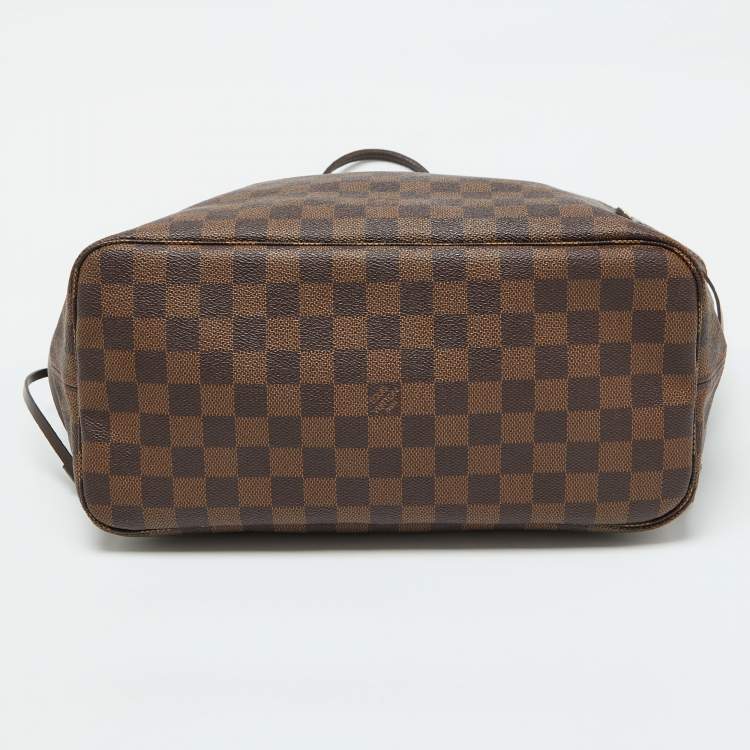 Pre Owned Louis Vuitton Damier Ebene Canvas Neverfull MM Bag