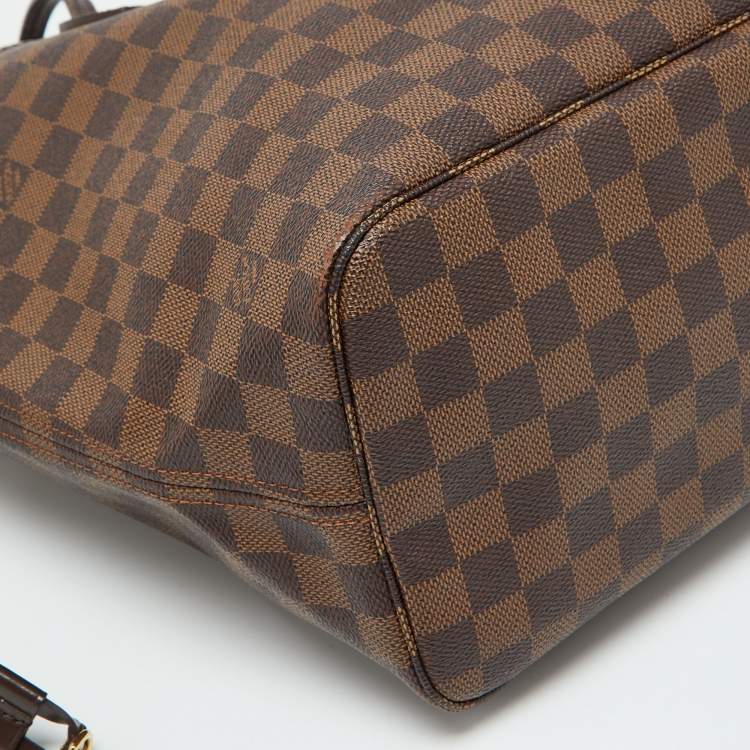 Pre Owned Louis Vuitton Damier Ebene Canvas Neverfull MM Bag