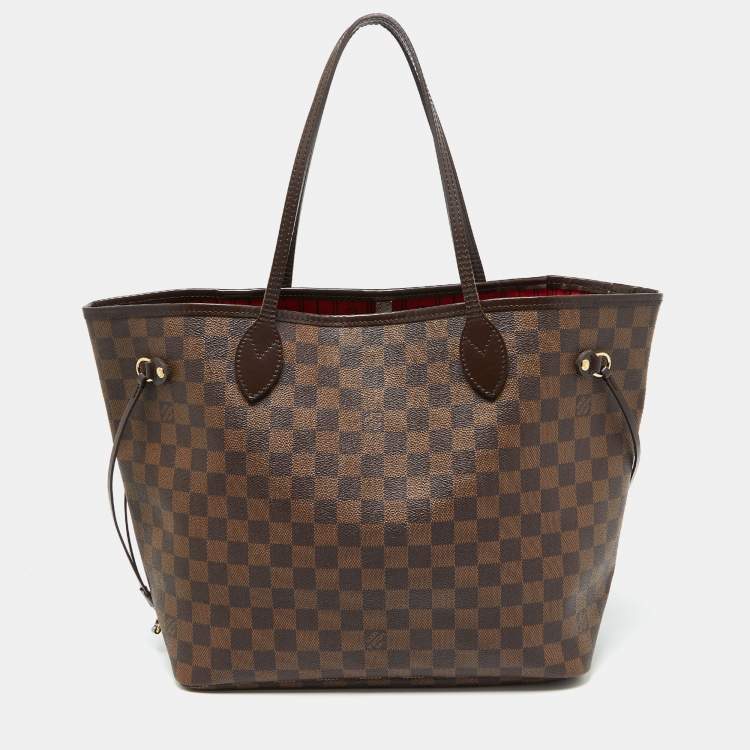 Pre Owned Louis Vuitton Damier Ebene Canvas Neverfull MM Bag