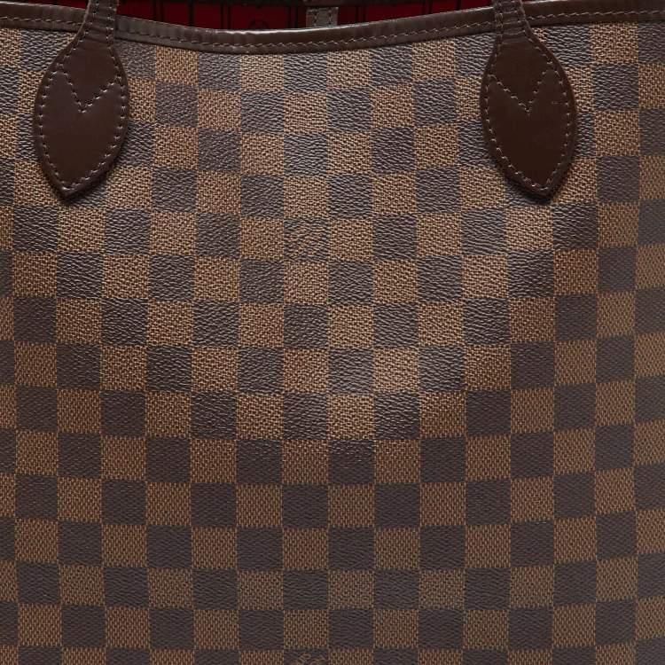 Pre Owned Louis Vuitton Damier Ebene Canvas Neverfull MM Bag