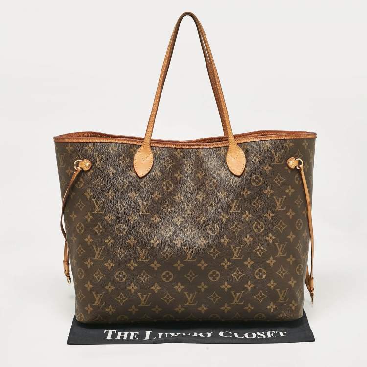 Pre Owned Louis Vuitton Monogram Canvas Neverfull GM Bag