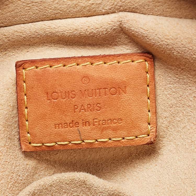 Pre Owned Louis Vuitton Monogram Canvas and Leather Manhattan PM Bag