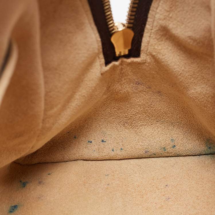 Pre Owned Louis Vuitton Monogram Canvas and Leather Manhattan PM Bag