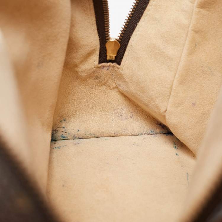 Pre Owned Louis Vuitton Monogram Canvas and Leather Manhattan PM Bag