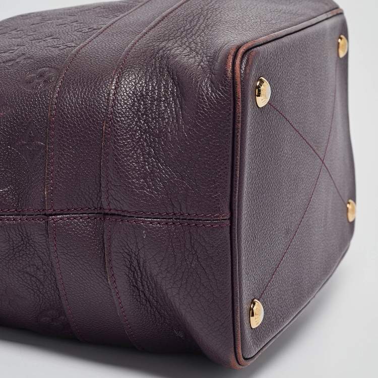 Pre Owned Louis Vuitton Aube Monogram Empreinte Leather Citadine GM Bag
