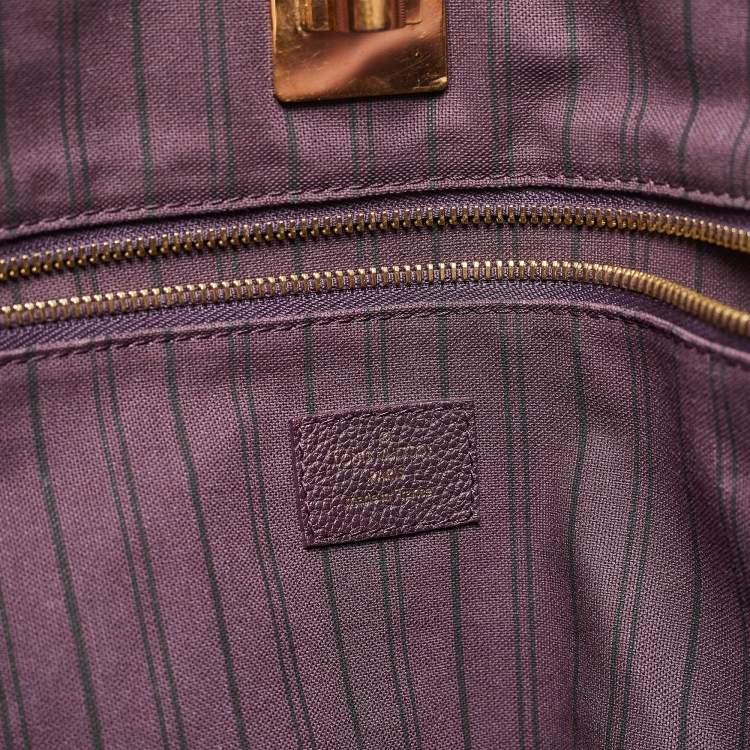 Pre Owned Louis Vuitton Aube Monogram Empreinte Leather Citadine GM Bag