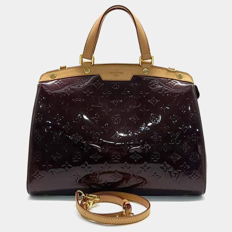 Pre Owned Louis Vuitton Vernis Brea GM Bag