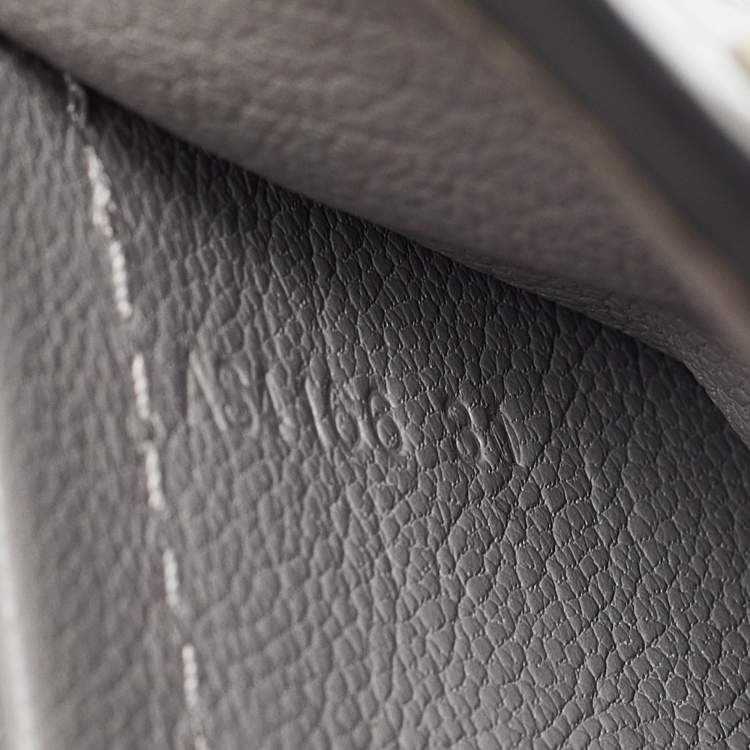 Pre Owned Louis Vuitton Silver Alligator Twist PM Bag