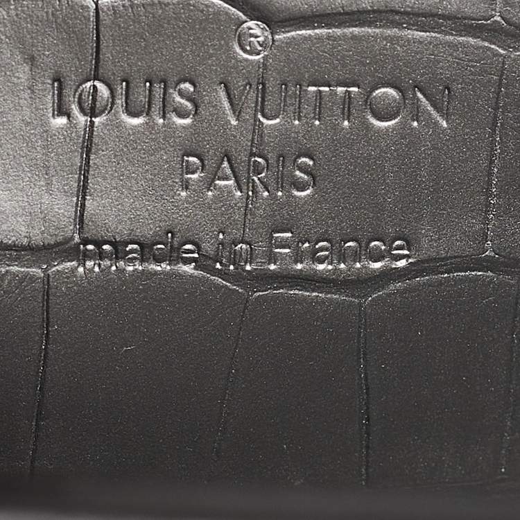 Pre Owned Louis Vuitton Silver Alligator Twist PM Bag