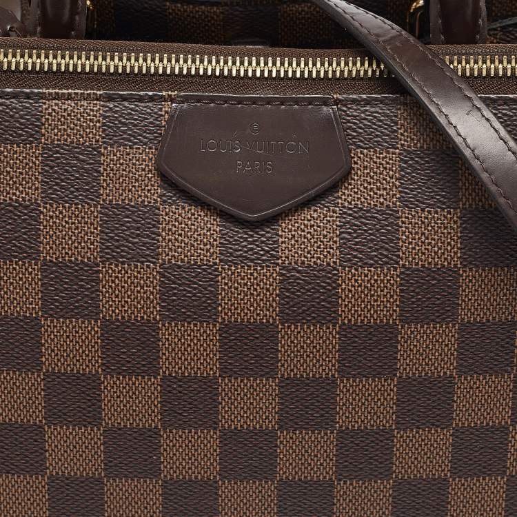Pre Owned Louis Vuitton Damier Ebene Canvas Brompton Bag