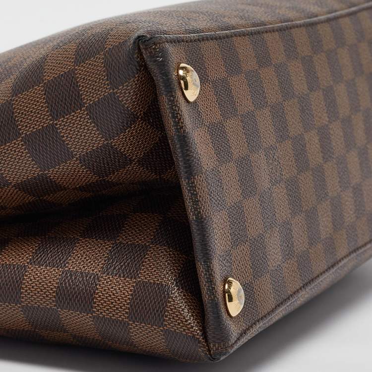 Pre Owned Louis Vuitton Damier Ebene Canvas Brompton Bag