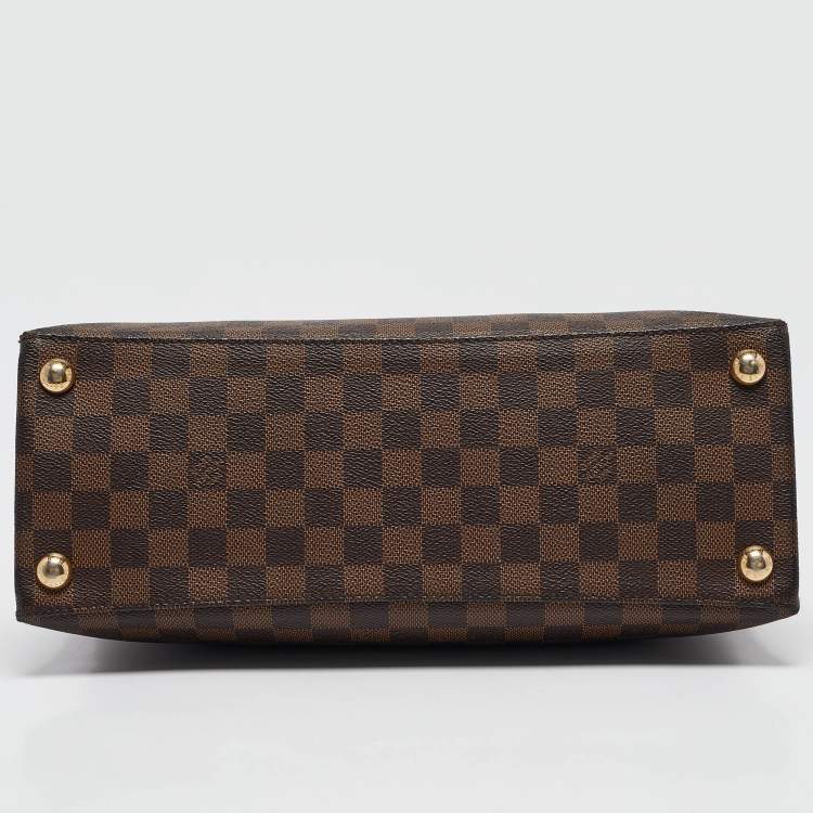 Pre Owned Louis Vuitton Damier Ebene Canvas Brompton Bag