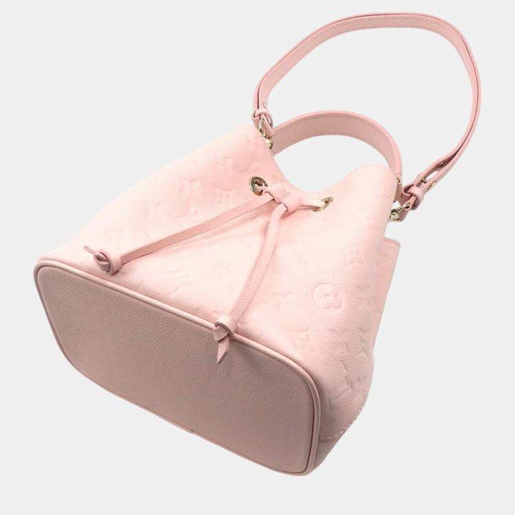 Louis Vuitton Pink Opal Leather Monogram Empreinte NeoNoe BB bag Louis Vuitton TLC