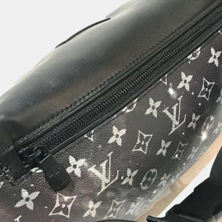 Pre Owned Louis Vuitton Black Canvas Monogram Galaxy Discovery Bum Bag