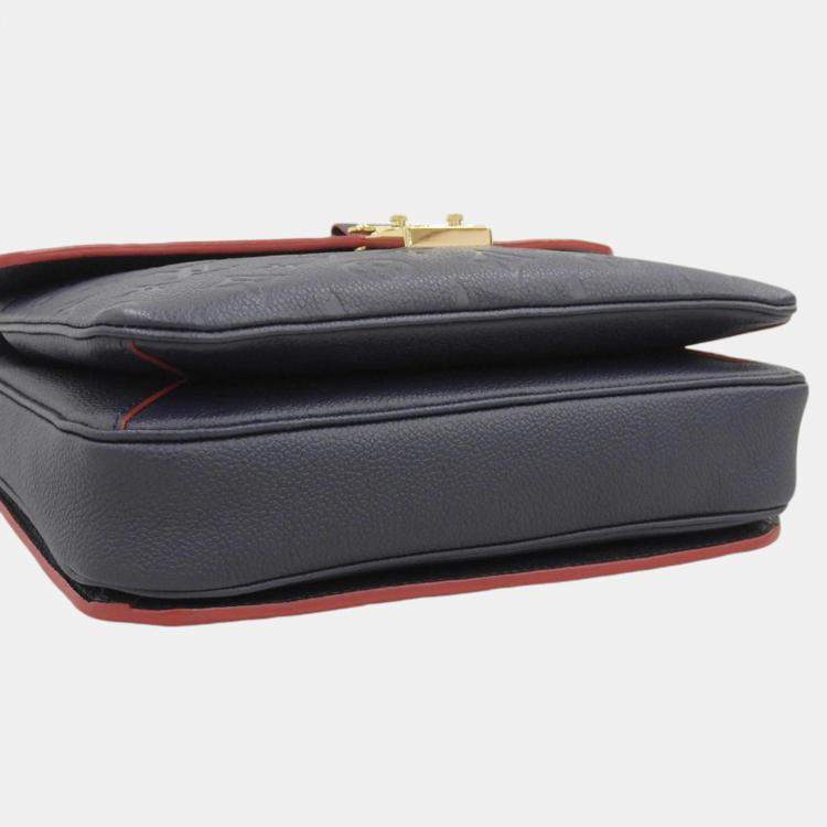 Pre Owned Louis Vuitton Monogram Empreinte Pochette Metis MM Bag