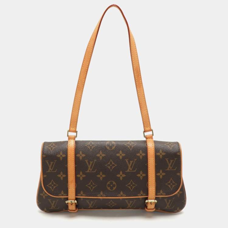 Pre Owned Louis Vuitton Monogram Canvas and Leather Marelle Shoulder Bags