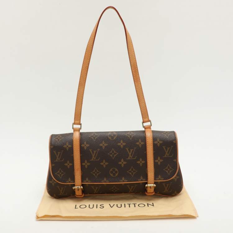 Pre Owned Louis Vuitton Monogram Canvas and Leather Marelle Shoulder Bags