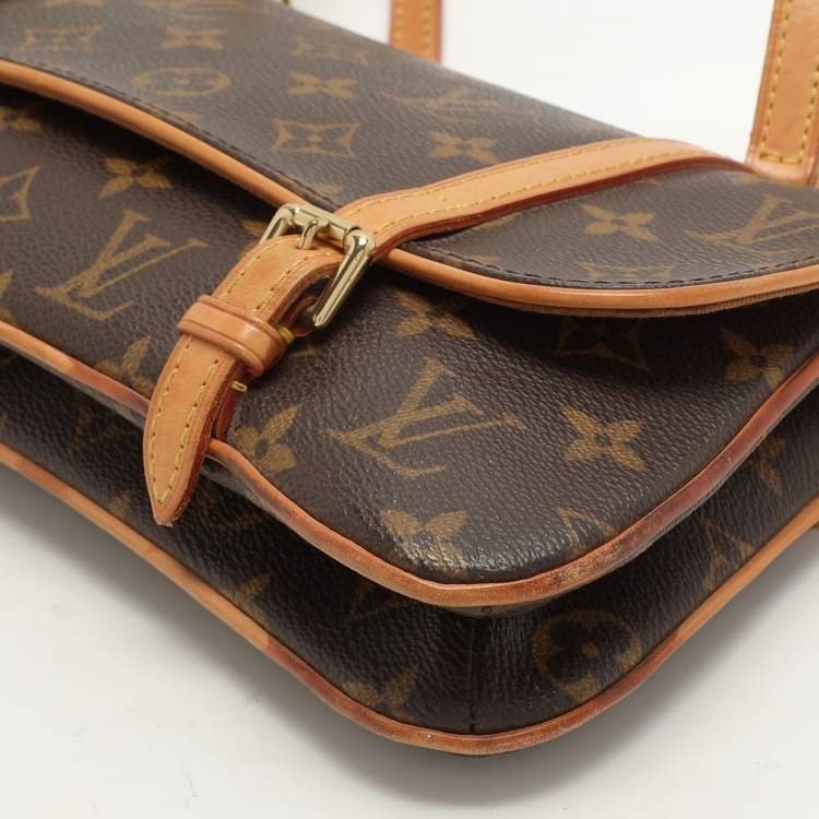 Pre Owned Louis Vuitton Monogram Canvas and Leather Marelle Shoulder Bags