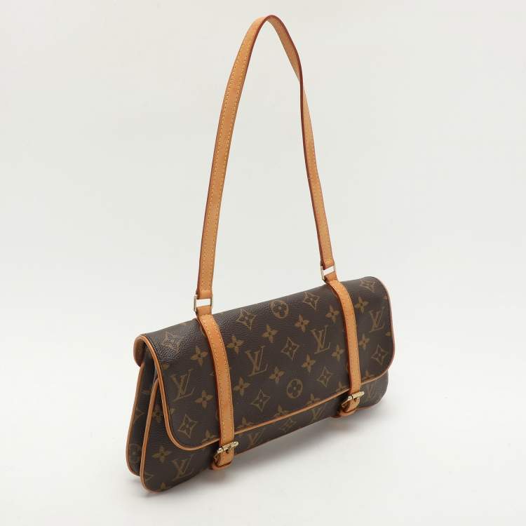 Pre Owned Louis Vuitton Monogram Canvas and Leather Marelle Shoulder Bags