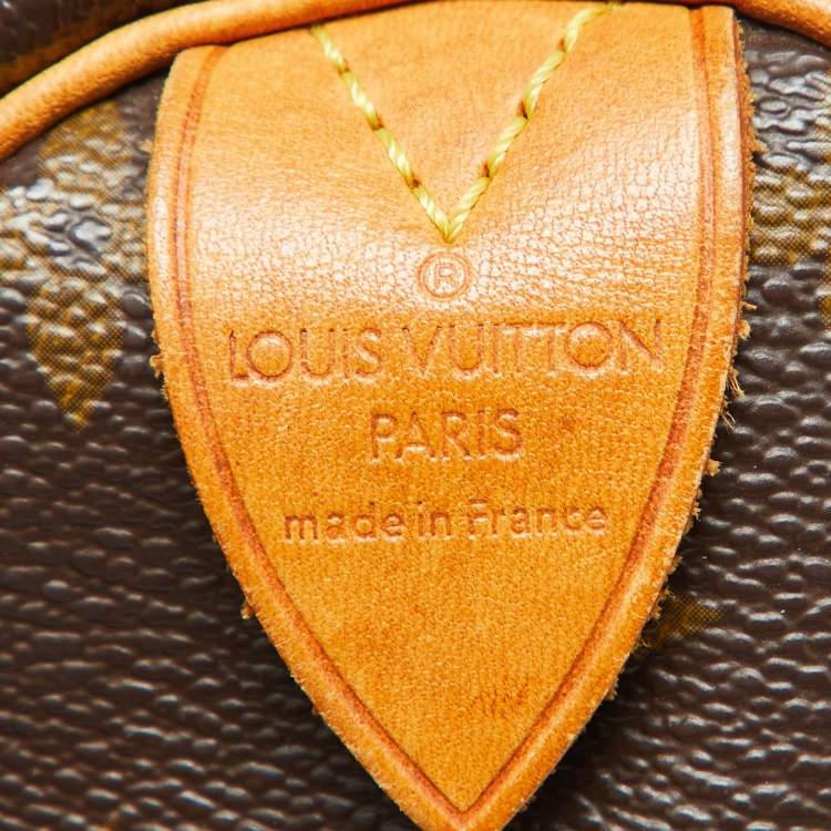 Pre Owned Louis Vuitton Monogram Canvas Speedy 30 Bag