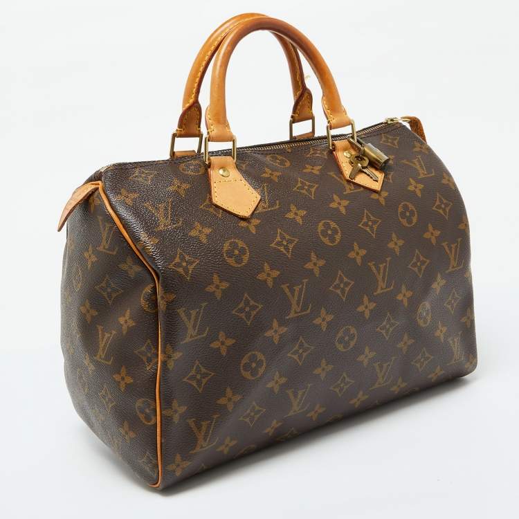 Pre Owned Louis Vuitton Monogram Canvas Speedy 30 Bag