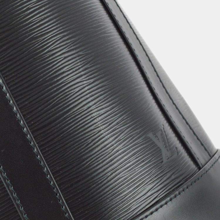 Pre Owned Louis Vuitton Black Epi Randonnee PM Bucket Shoulder Bag