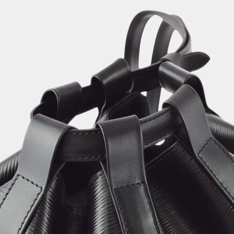 Pre Owned Louis Vuitton Black Epi Randonnee PM Bucket Shoulder Bag