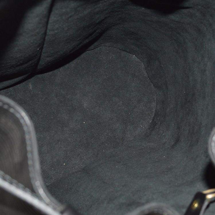 Pre Owned Louis Vuitton Black Epi Randonnee PM Bucket Shoulder Bag