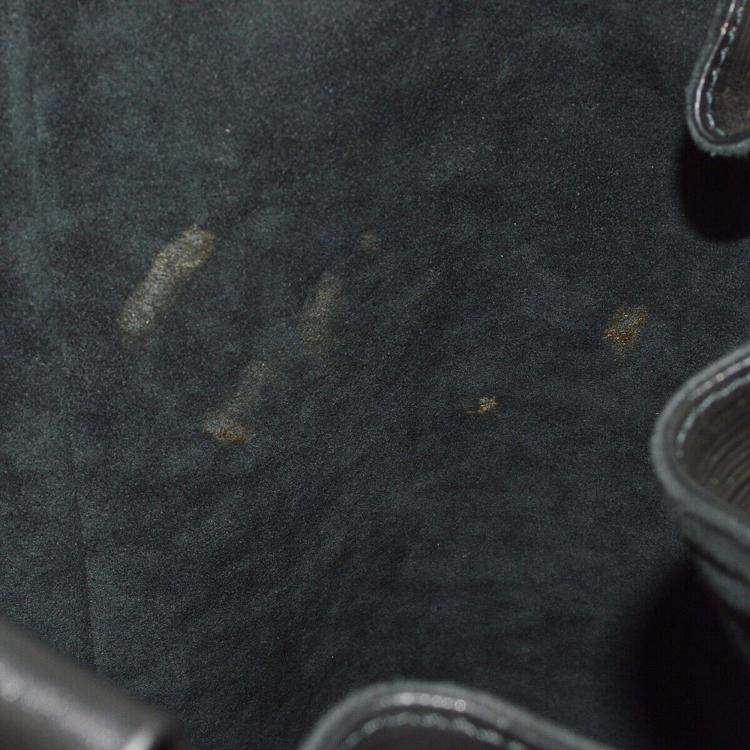 Pre Owned Louis Vuitton Black Epi Randonnee PM Bucket Shoulder Bag