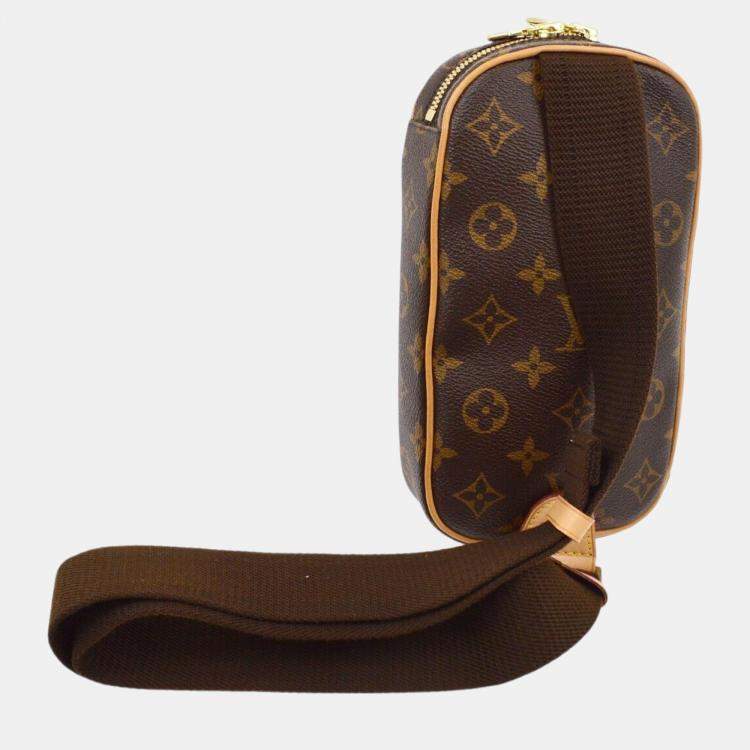 Pre Owned Louis Vuitton Monogram Pochette Gange Bum Bag