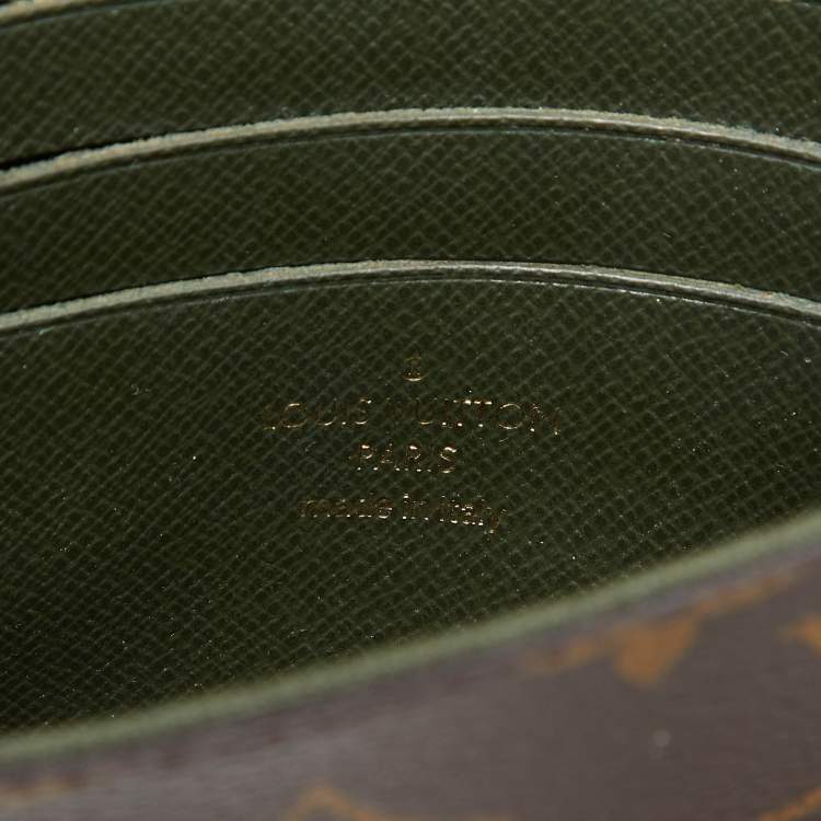 Pre Owned Louis Vuitton Khaki Monogram Canvas Félicie Strap & Go Bag