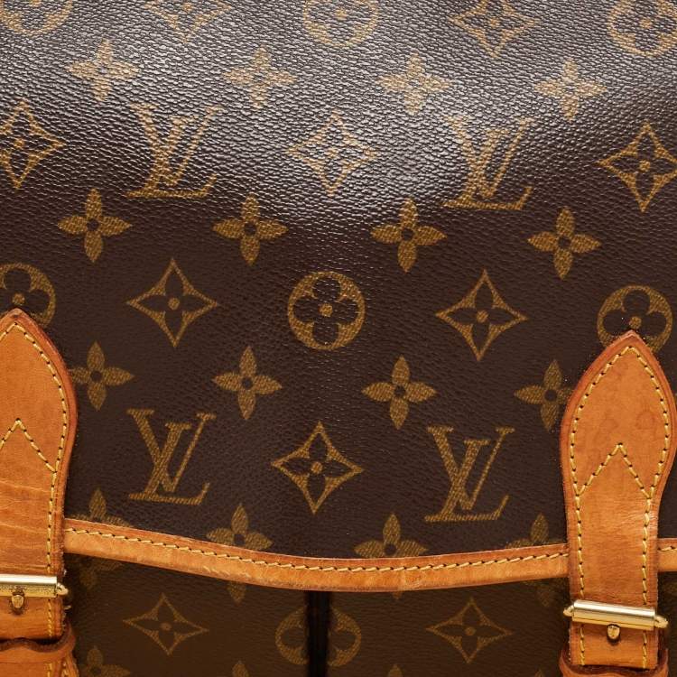 Pre Owned Louis Vuitton Monogram Canvas Sac Gibeciere GM Bag