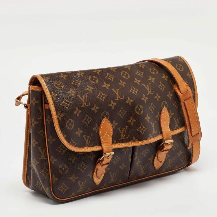 Pre Owned Louis Vuitton Monogram Canvas Sac Gibeciere GM Bag