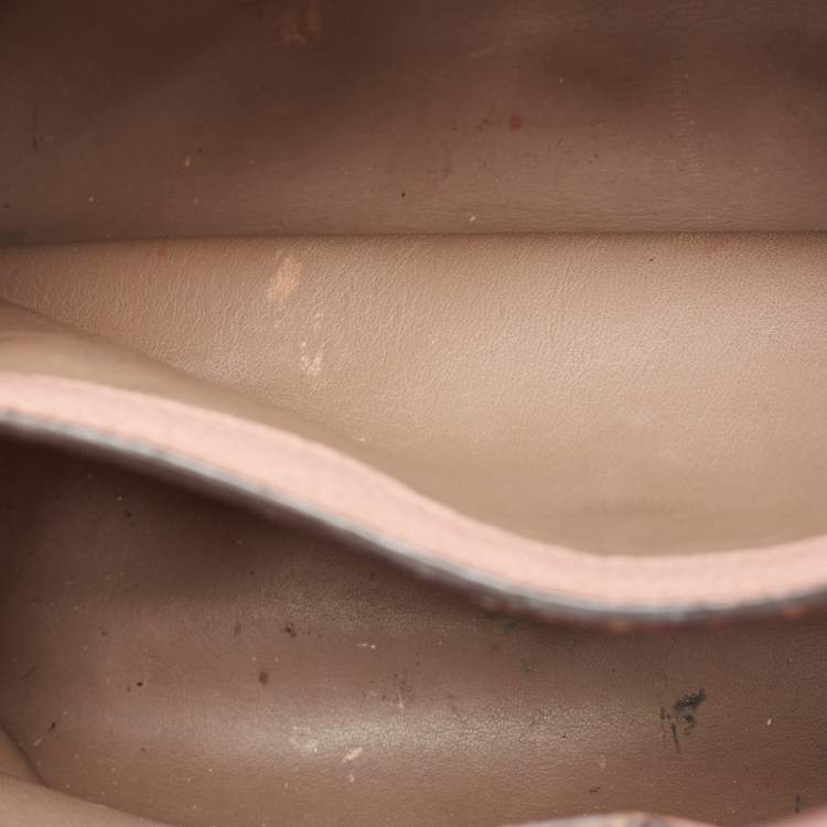 Pre Owned Louis Vuitton Magnolia Taurillon Leather Capucines PM Bag
