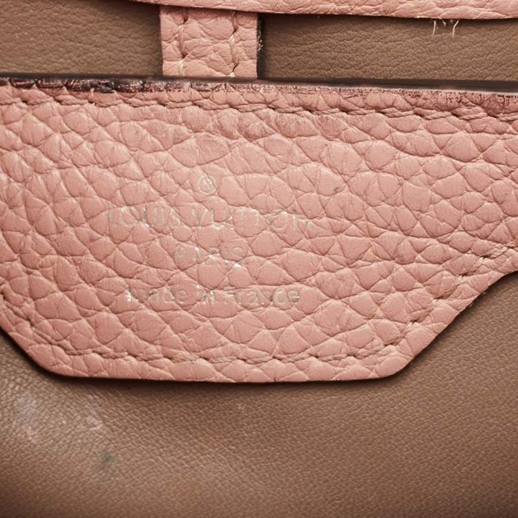 Pre Owned Louis Vuitton Magnolia Taurillon Leather Capucines PM Bag