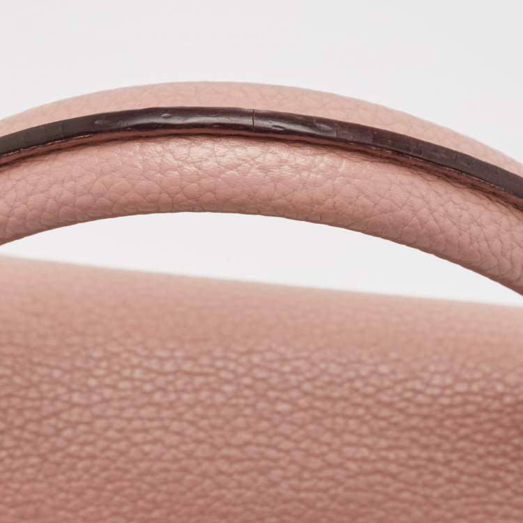 Pre Owned Louis Vuitton Magnolia Taurillon Leather Capucines PM Bag