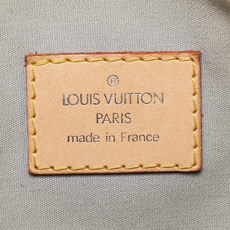 Pre Owned Louis Vuitton Silver Monogram Limited Edition Miroir Speedy 35 Bag