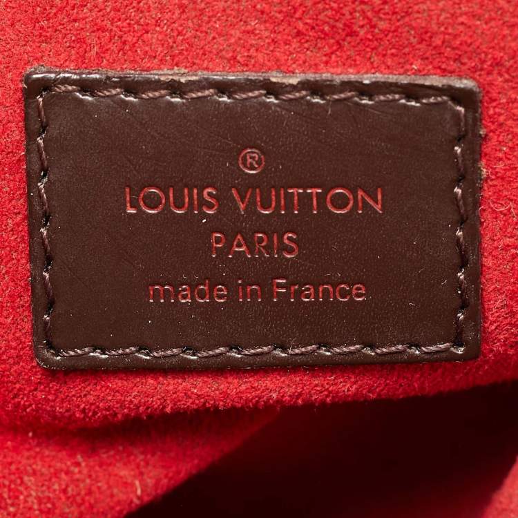 Pre Owned Louis Vuitton Damier Ebene Canvas Trevi GM Bag