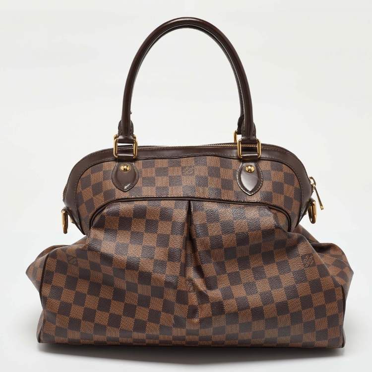 Pre Owned Louis Vuitton Damier Ebene Canvas Trevi GM Bag