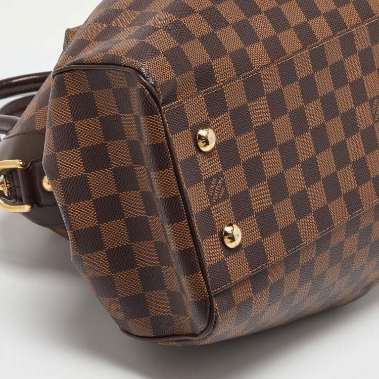 Pre Owned Louis Vuitton Damier Ebene Canvas Trevi GM Bag