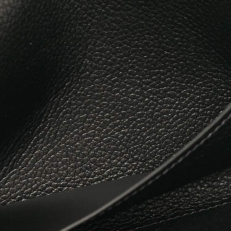 Pre Owned Louis Vuitton Black/Beige Giant Monogram Empreinte Leather Emilie Wallet